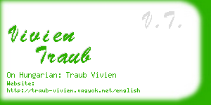 vivien traub business card